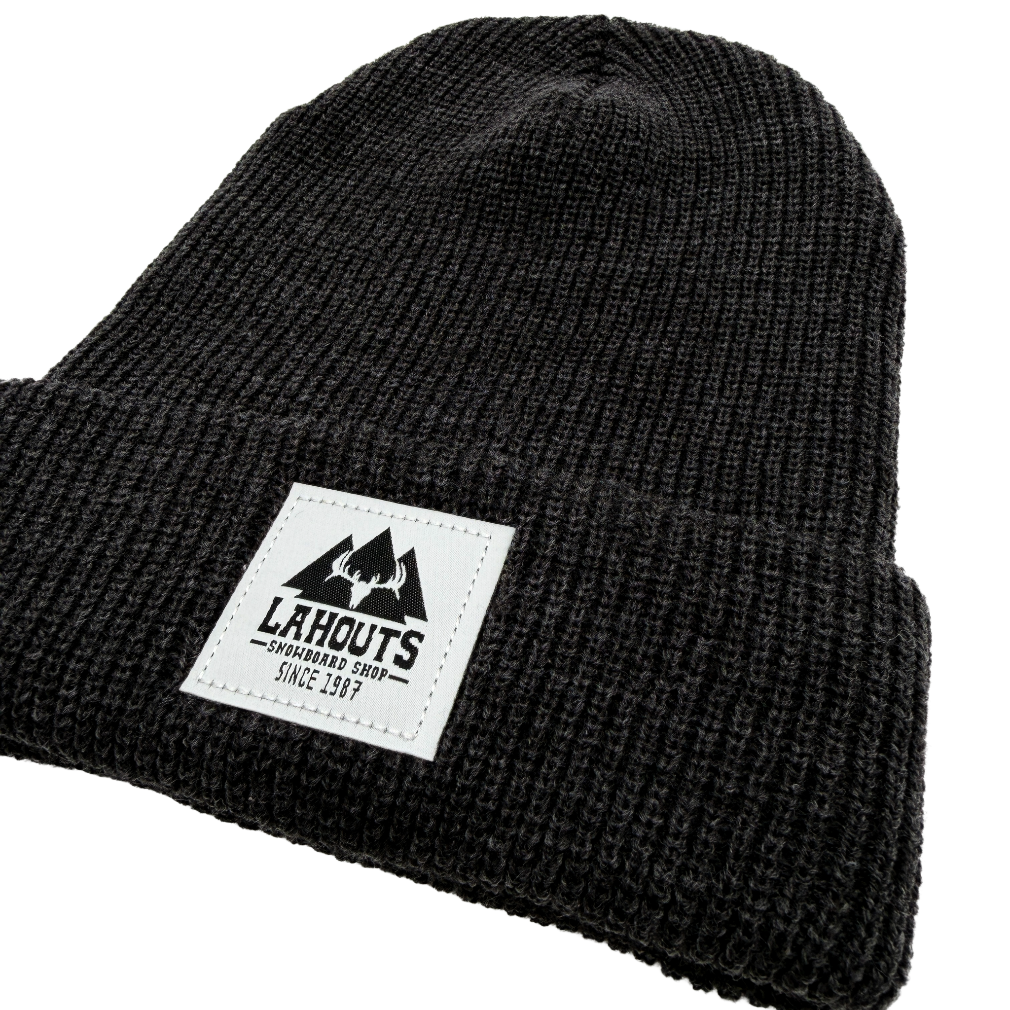 Board Shop Knit Beanie - Charcoal