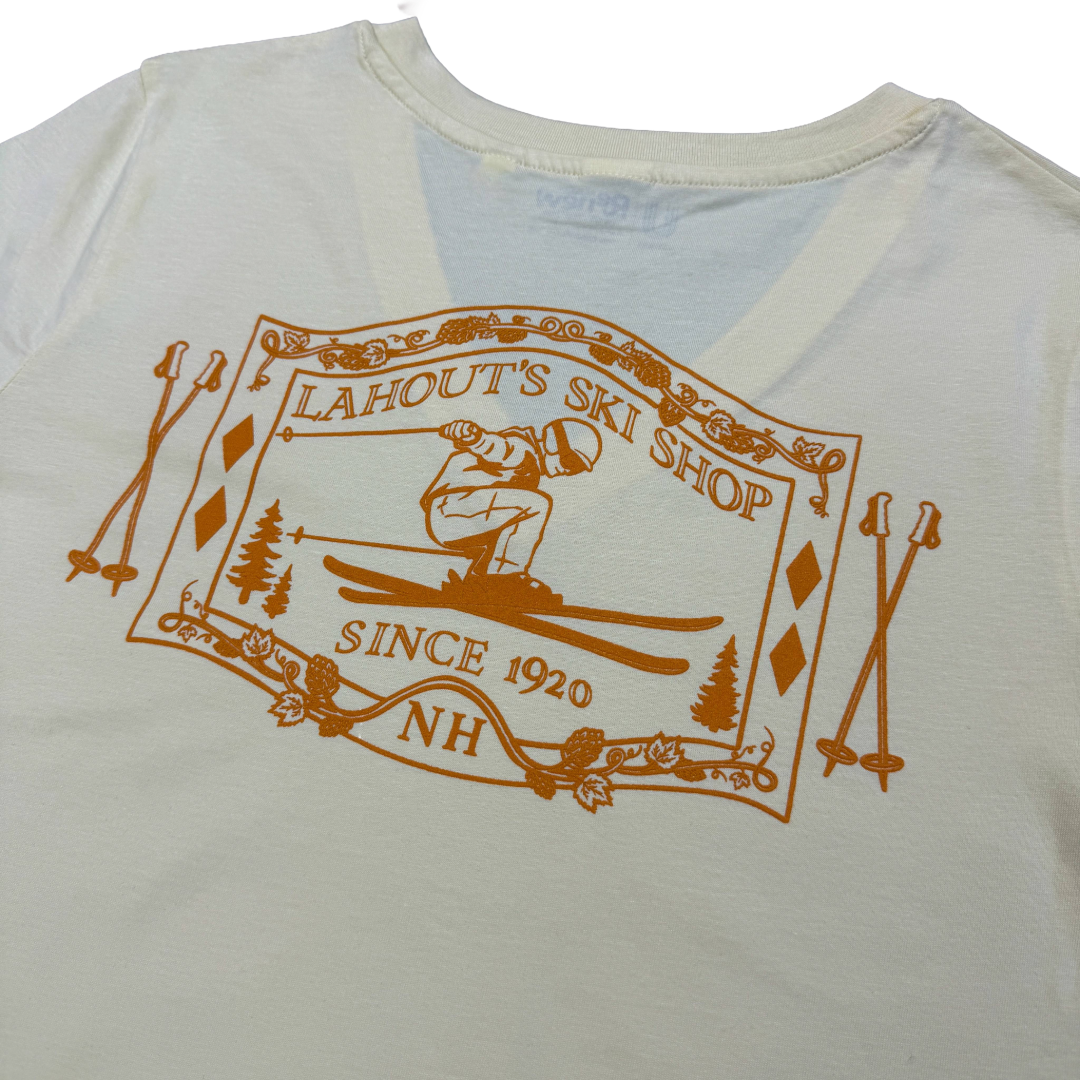 The Nina Vneck Tee - Butter