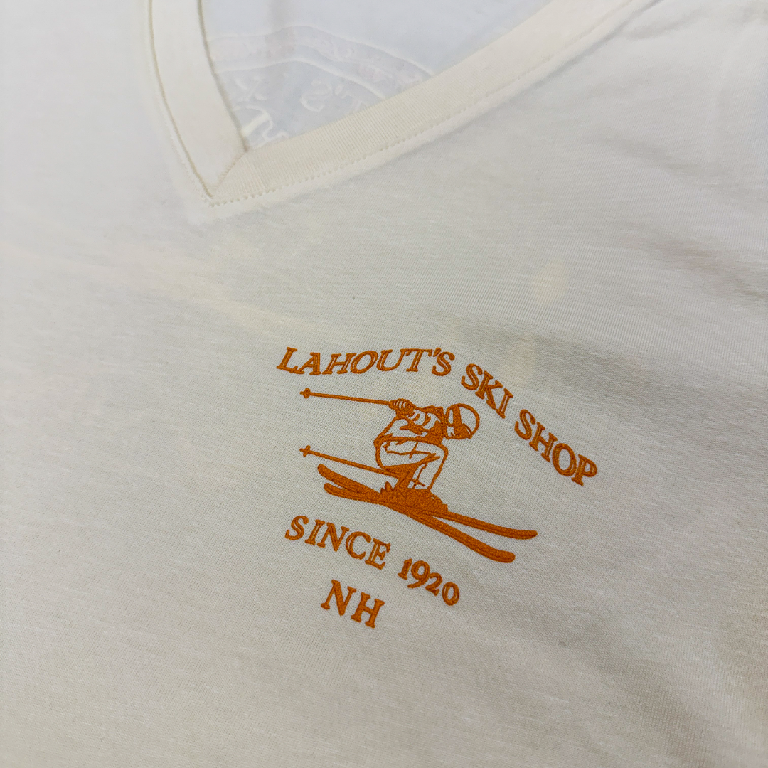 The Nina Vneck Tee - Butter