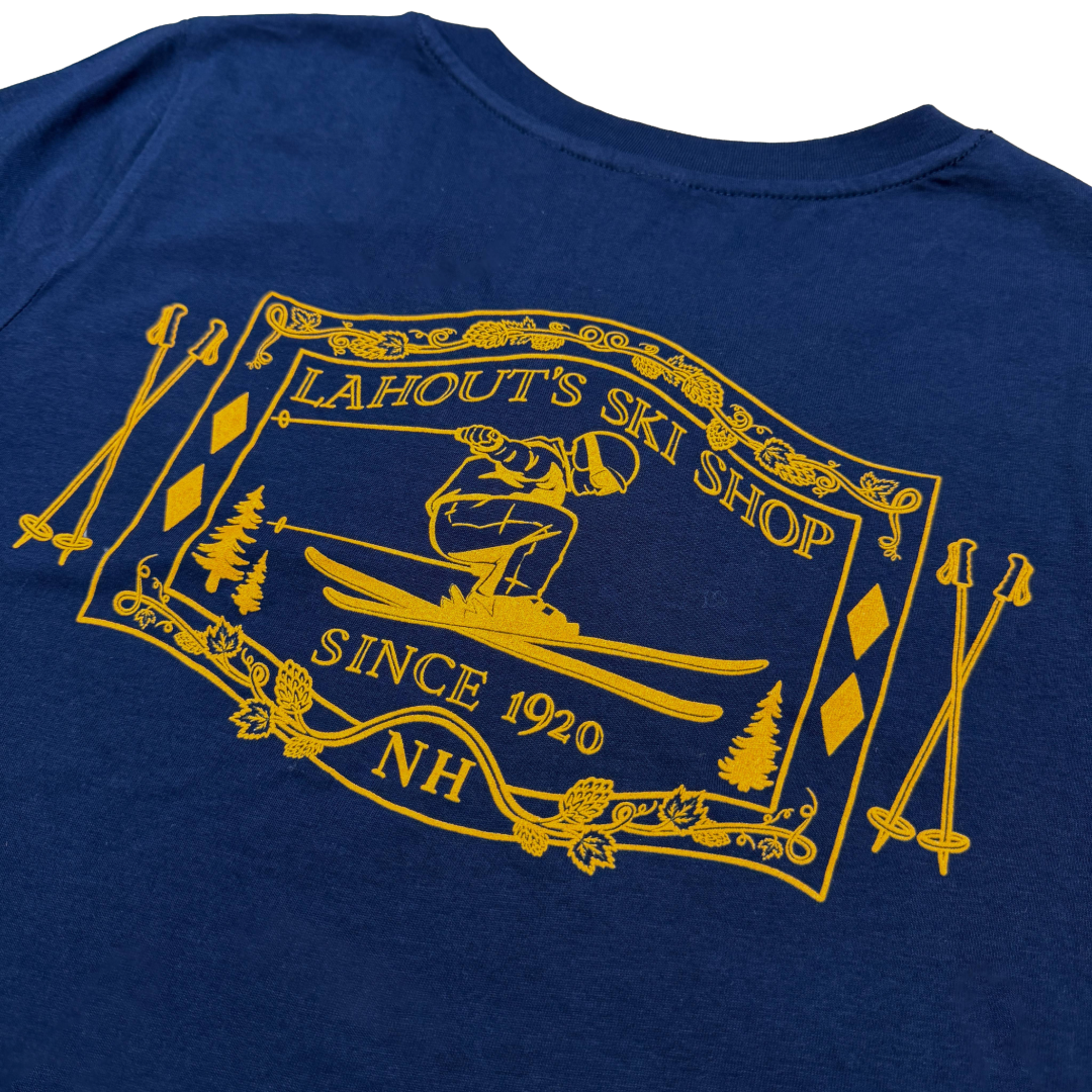 The Nina Vneck Tee - Navy