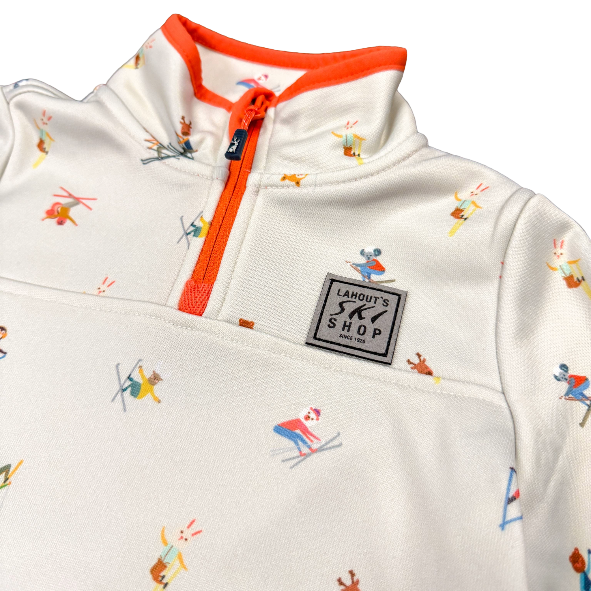 The Shred Kids 1/4 Zip - Furry Friend Beige