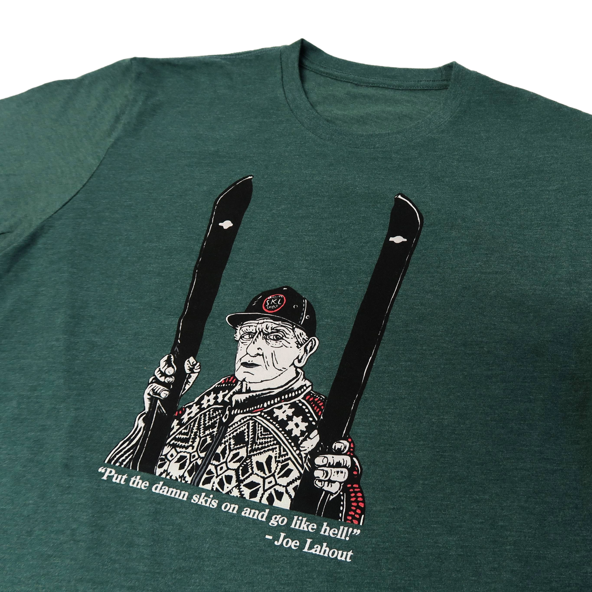 The Joe Lahout Tee 2.0 - Heather Forest Green