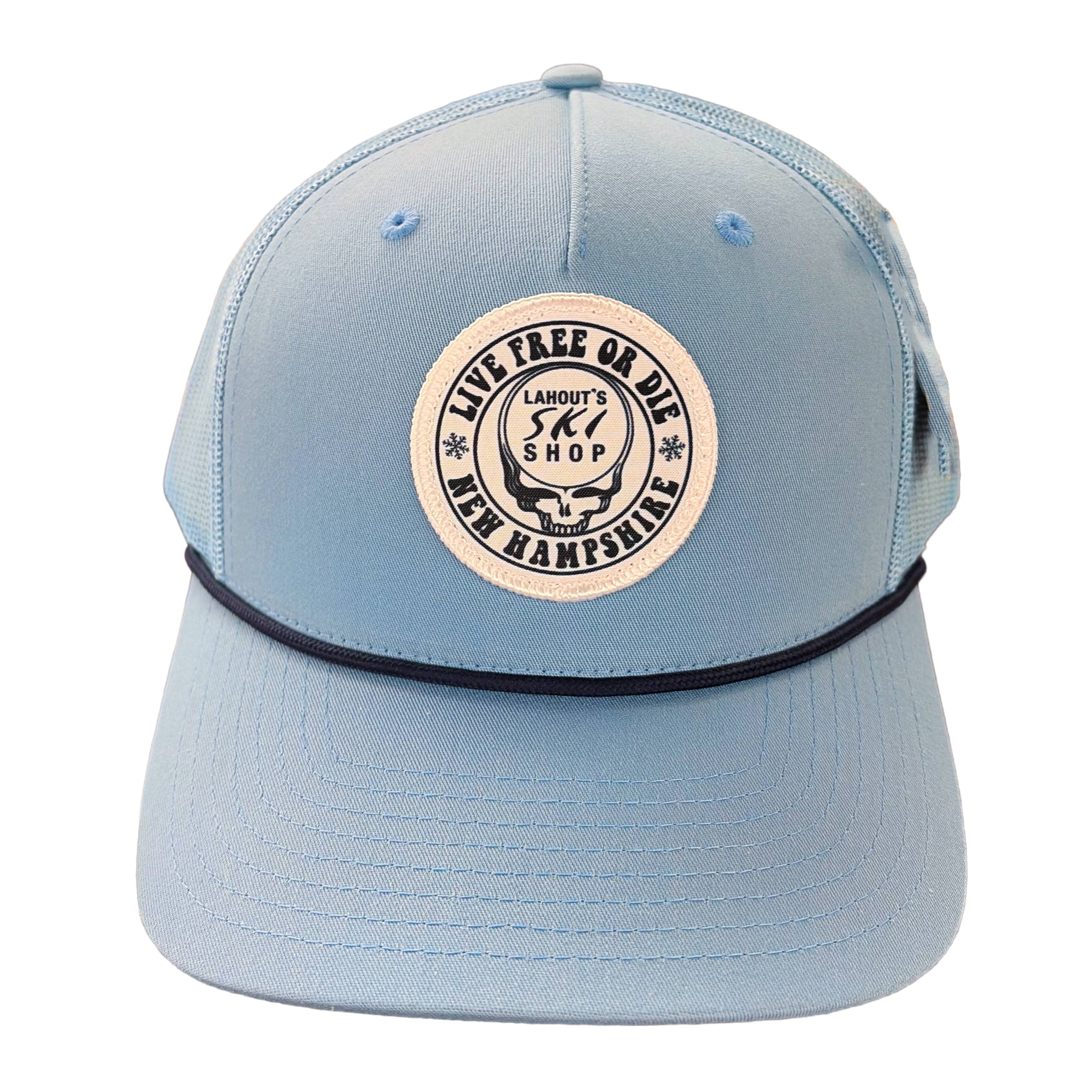 The Larry Five Panel Trucker - Blue/Navy