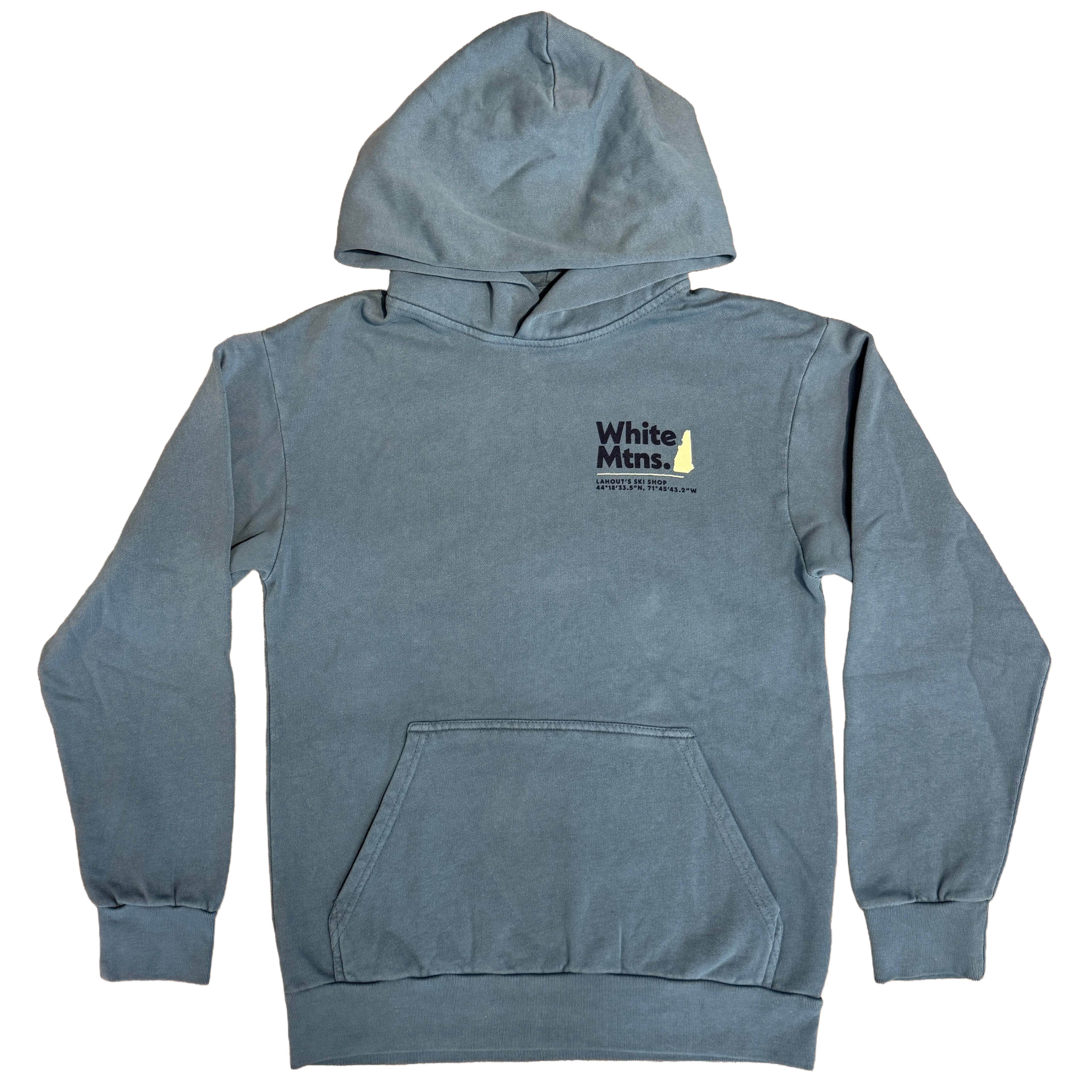The Notch Hoody - Pebble Blue