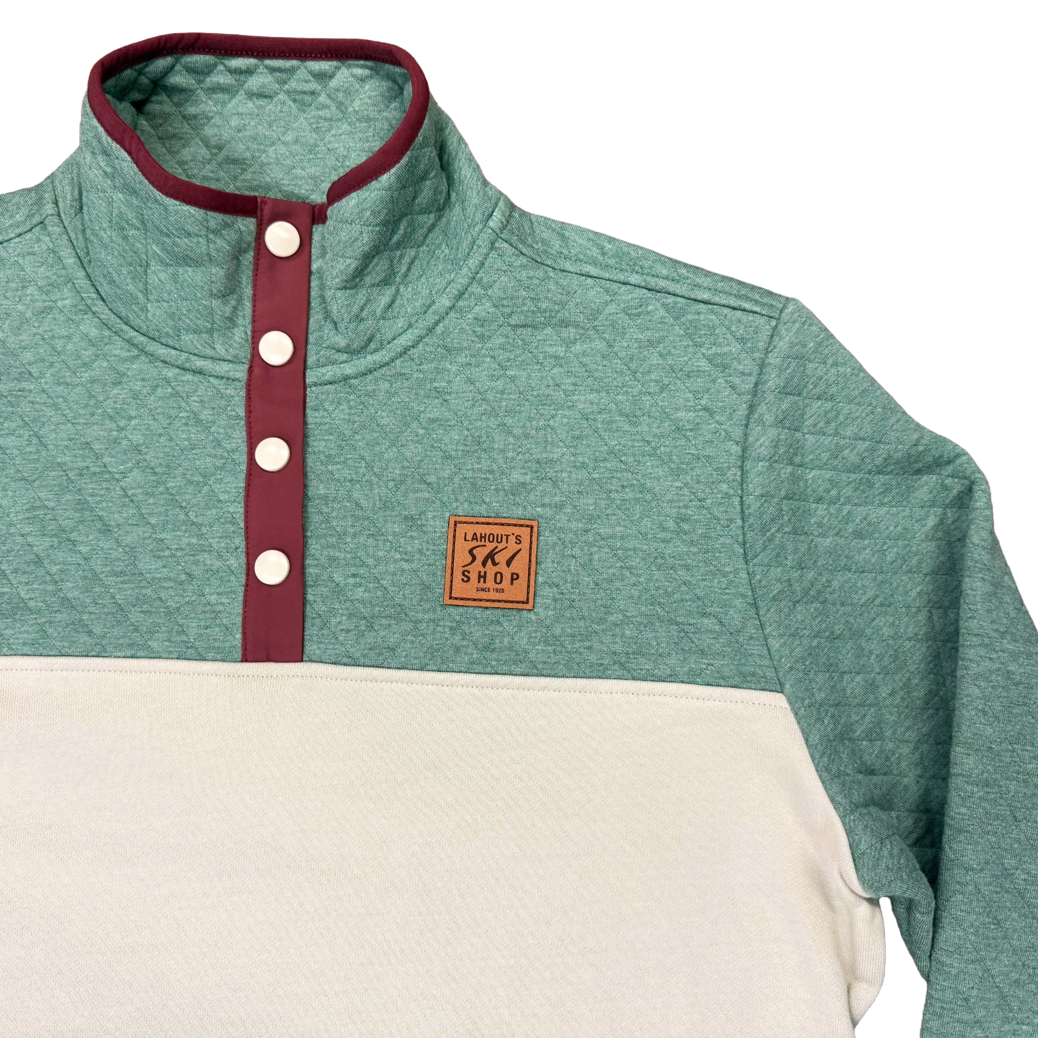 The Quilted Fleece - Juniper Sage