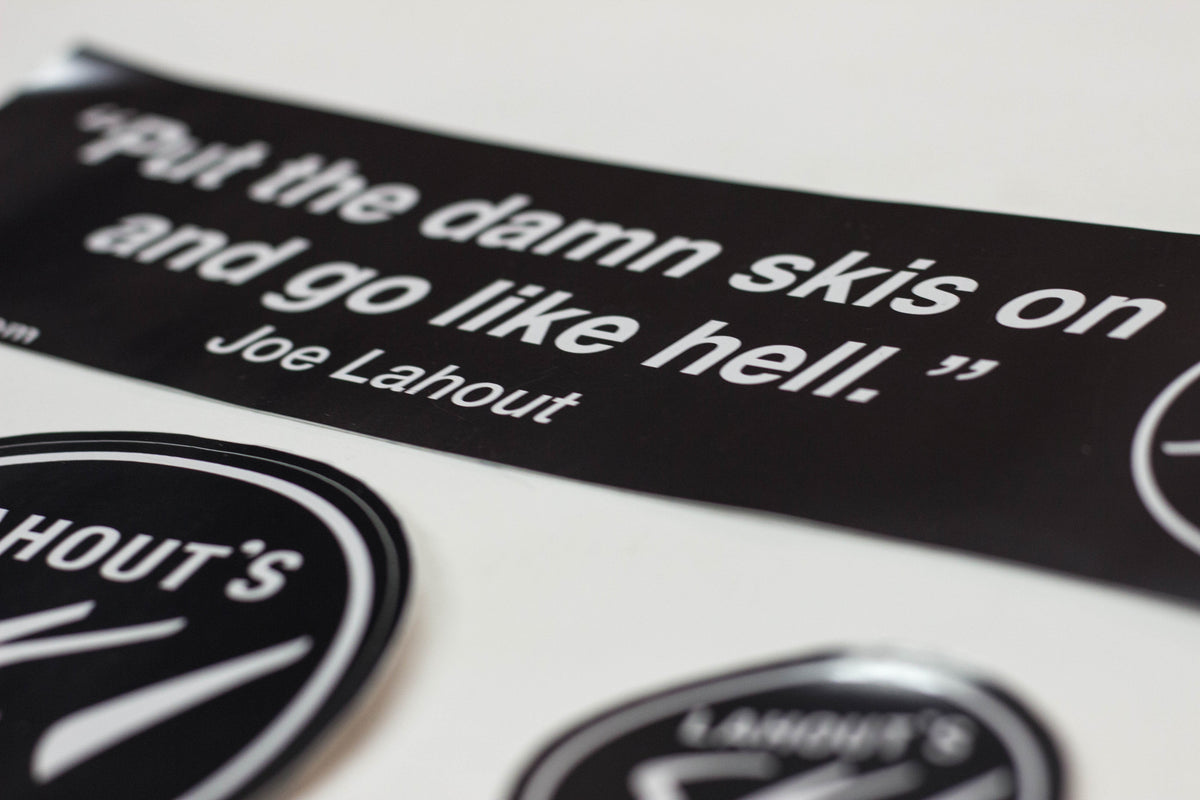 Joe Lahout + Staple Sticker Pack – Lahout's - America's Oldest Ski Shop